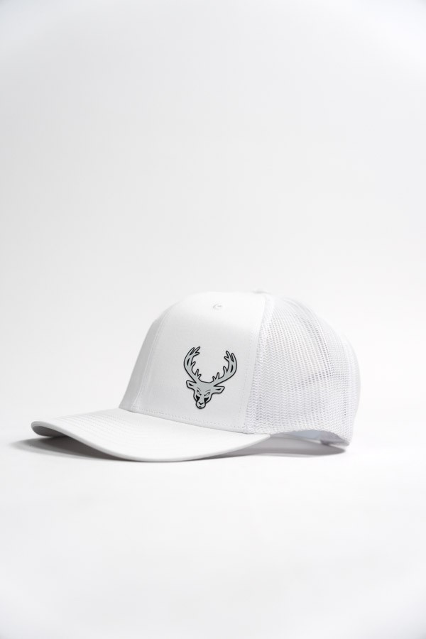 Richardson Trucker Hat White Hat / White Mesh Bucked Up
